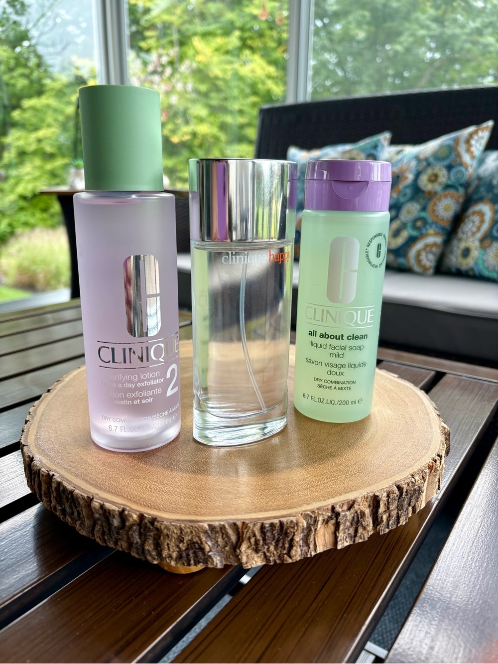 Clinique Happy 100ml Trio with full size face wash and clarity toner NWT